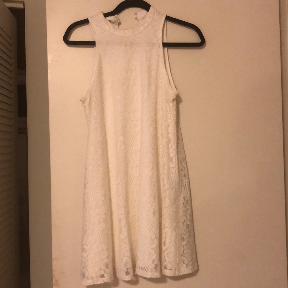 White lace dress